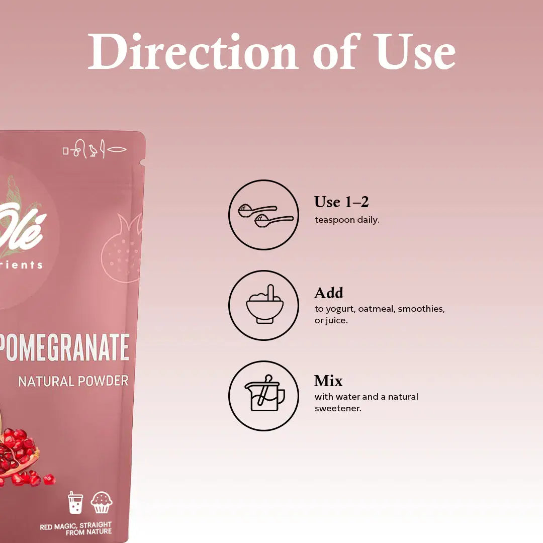 Ole Nutrients, Pomegranate Powder 100g Ole Nutrients