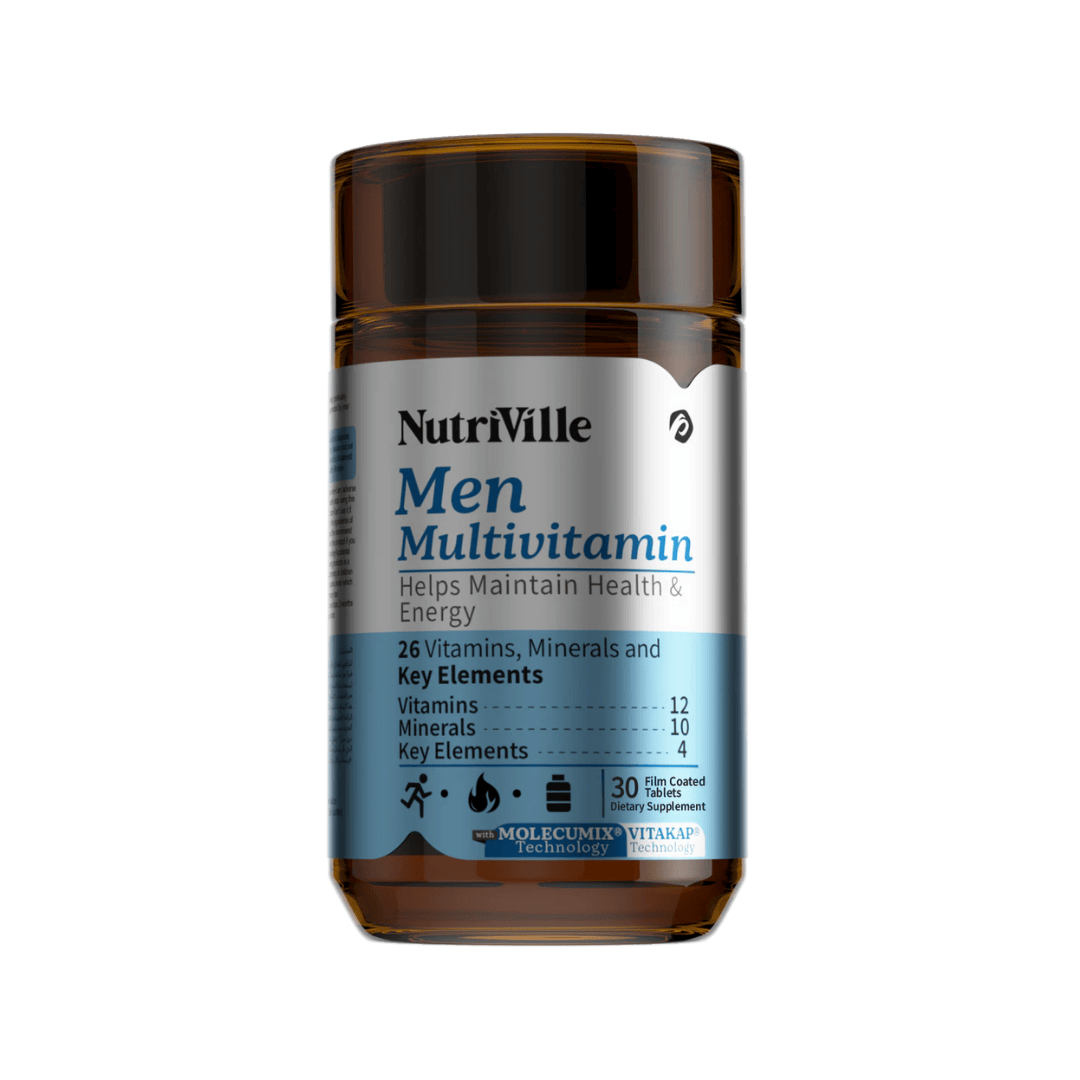 Nutriville Men Multivitamin, Helps maintain health & energy, 30 Tablets