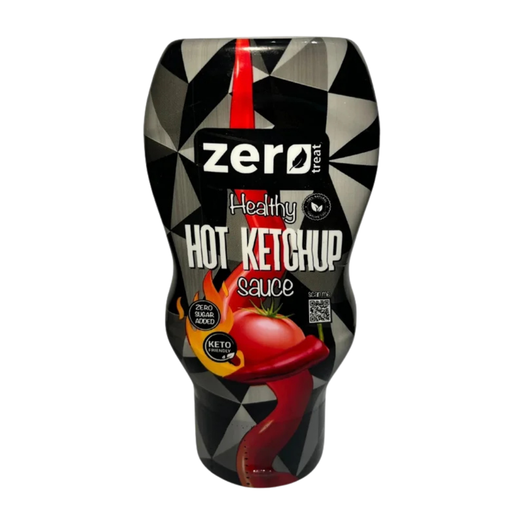 Zero Treat HOT KETCHUP SAUCE, Keto Friendly with 0 Added Sugar & 0 Fats