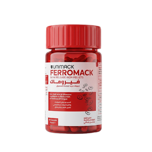 Unimack, Ferromack Iron Pellets 60 Caps.
