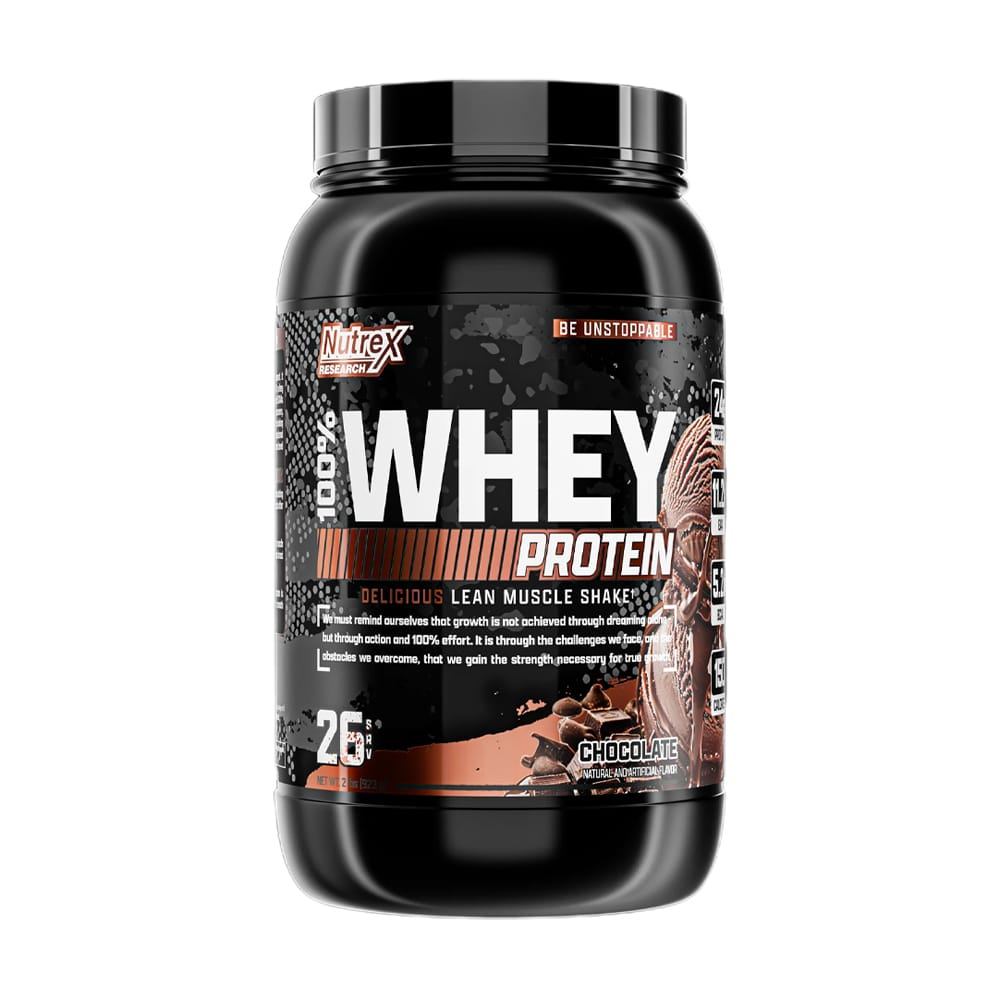 Nutrex Research 100% Whey Protein Powder – 2 lbs (913g)