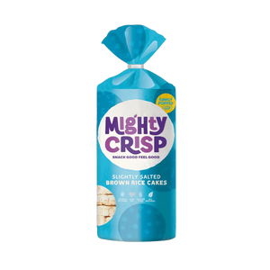Mighty Crisp Rice Cakes, 106g - unsalted Brown Rice - KleanSource