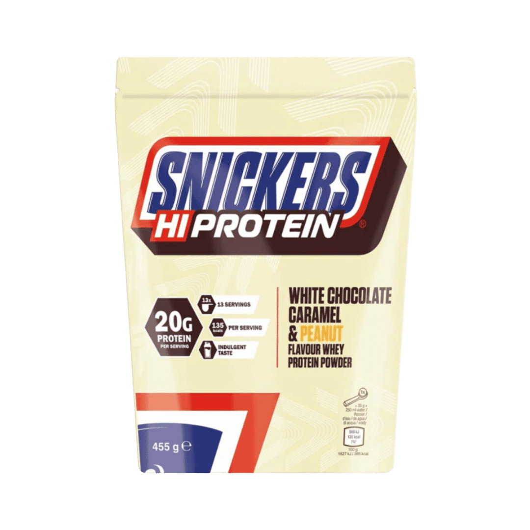 Mars Snickers, HI PROTEIN, White chocolate, caramel & Peanut