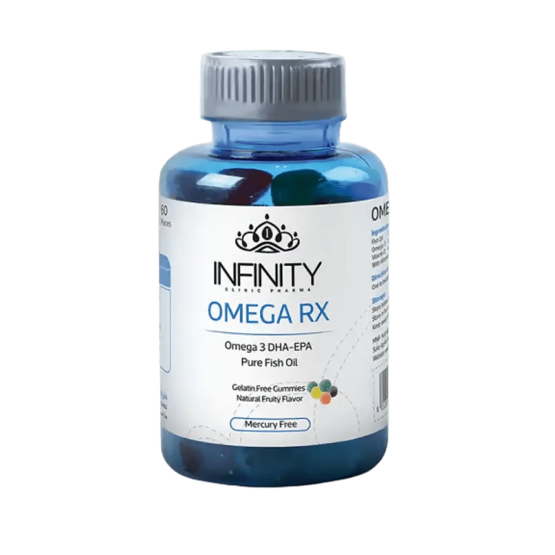 Infinity Omega 3 RX fish Oil, 60 Gummies+30Gummies free - KleanSource