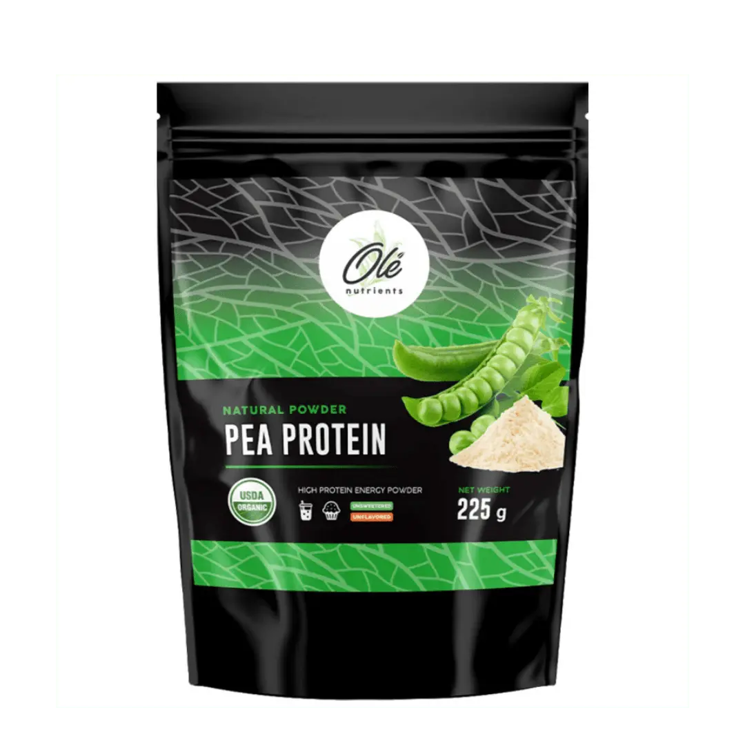 Ole Nutrients, Unflavored Pea Protein Powder 225g Ole Nutrients