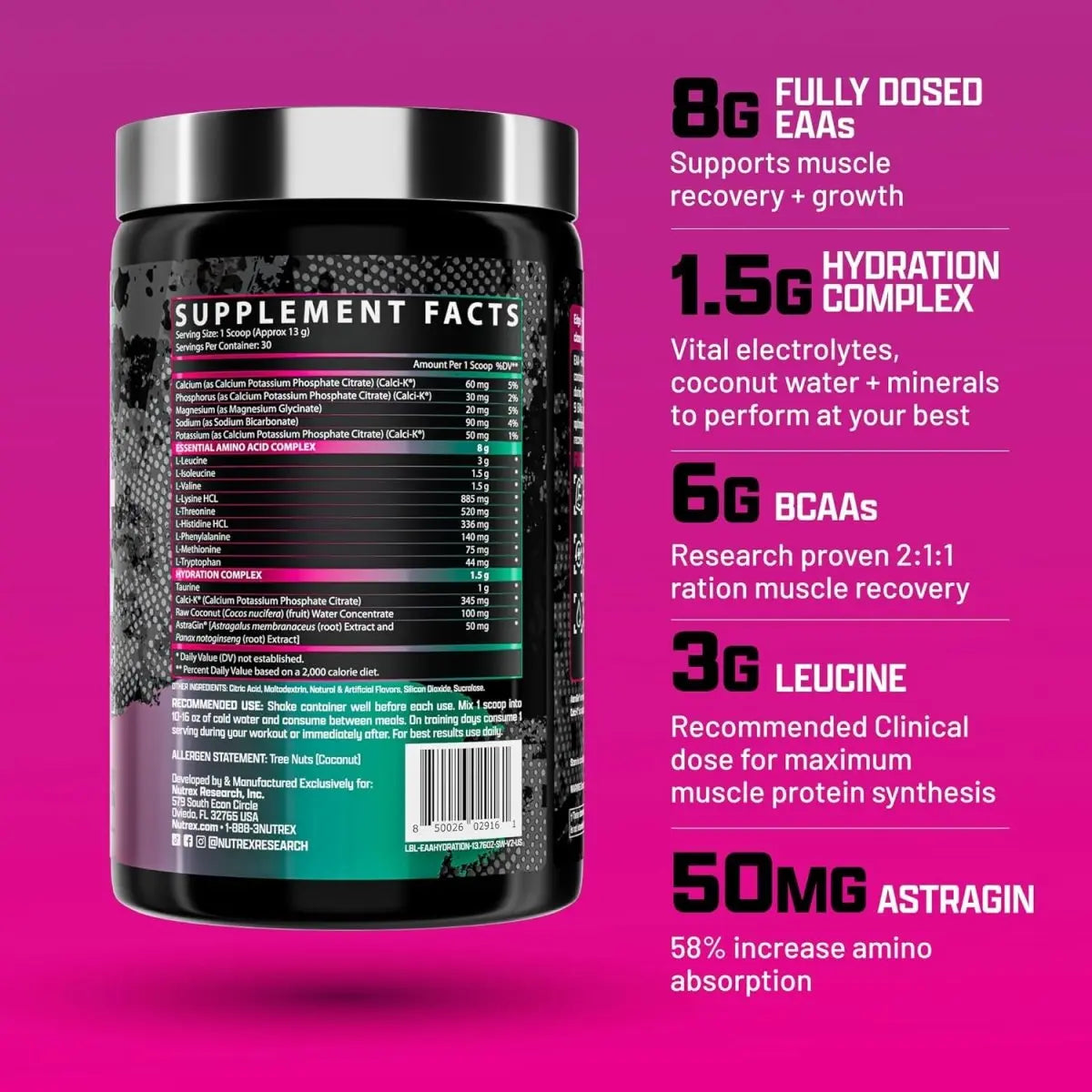 Nutrex Research EAA + Hydration - KleanSource