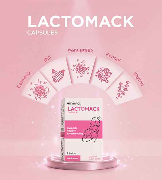 Unimack, Lactomack, 21 Capsules (supports Breast Feeding)