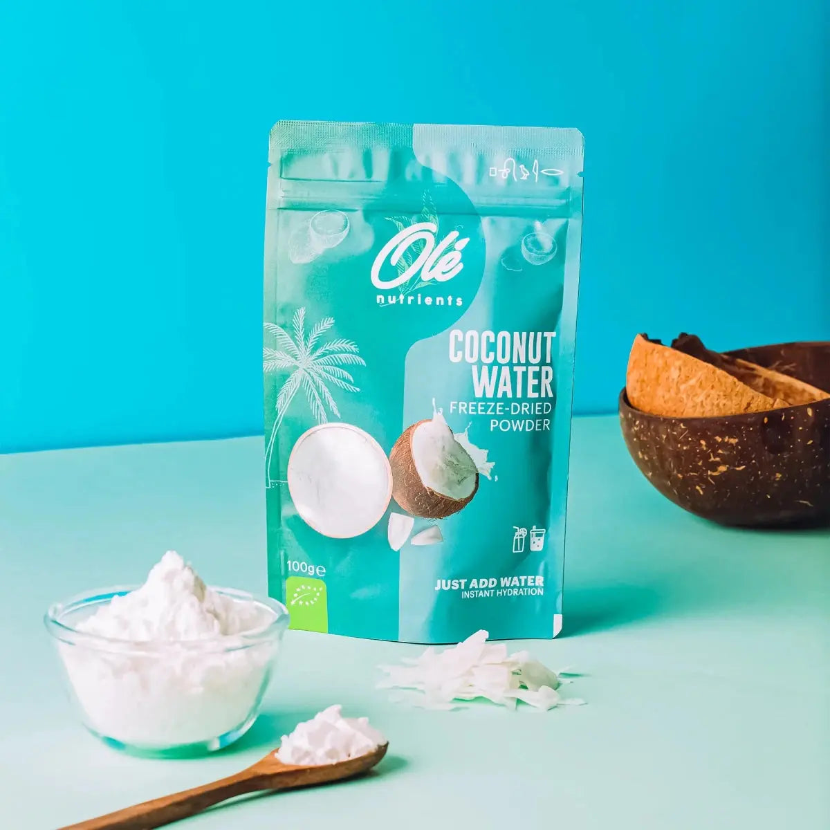 Ole Nutrients, Coconut Water Powder 100g - 42 Servings - KleanSource