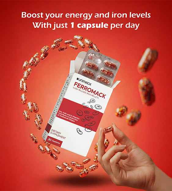 Unimack, Ferromack Iron Pellets 30 Caps
