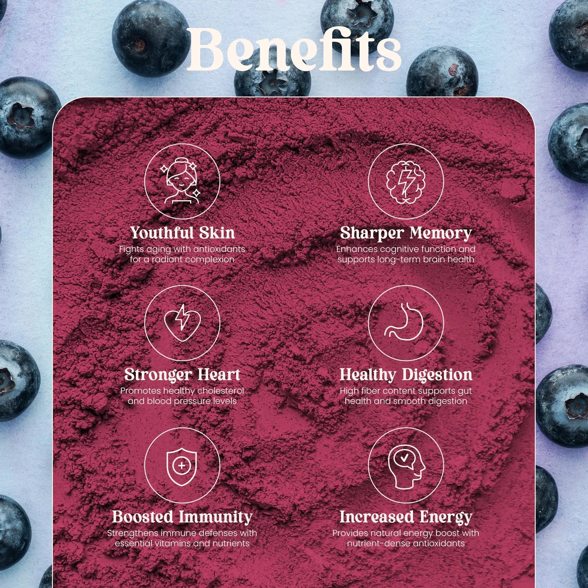 Ole Nutrients, Organic Wild Freeze-Dried Blueberry Powder 100g Ole Nutrients