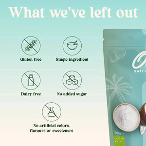 Ole Nutrients, Coconut Water Powder 100g - 42 Servings - KleanSource