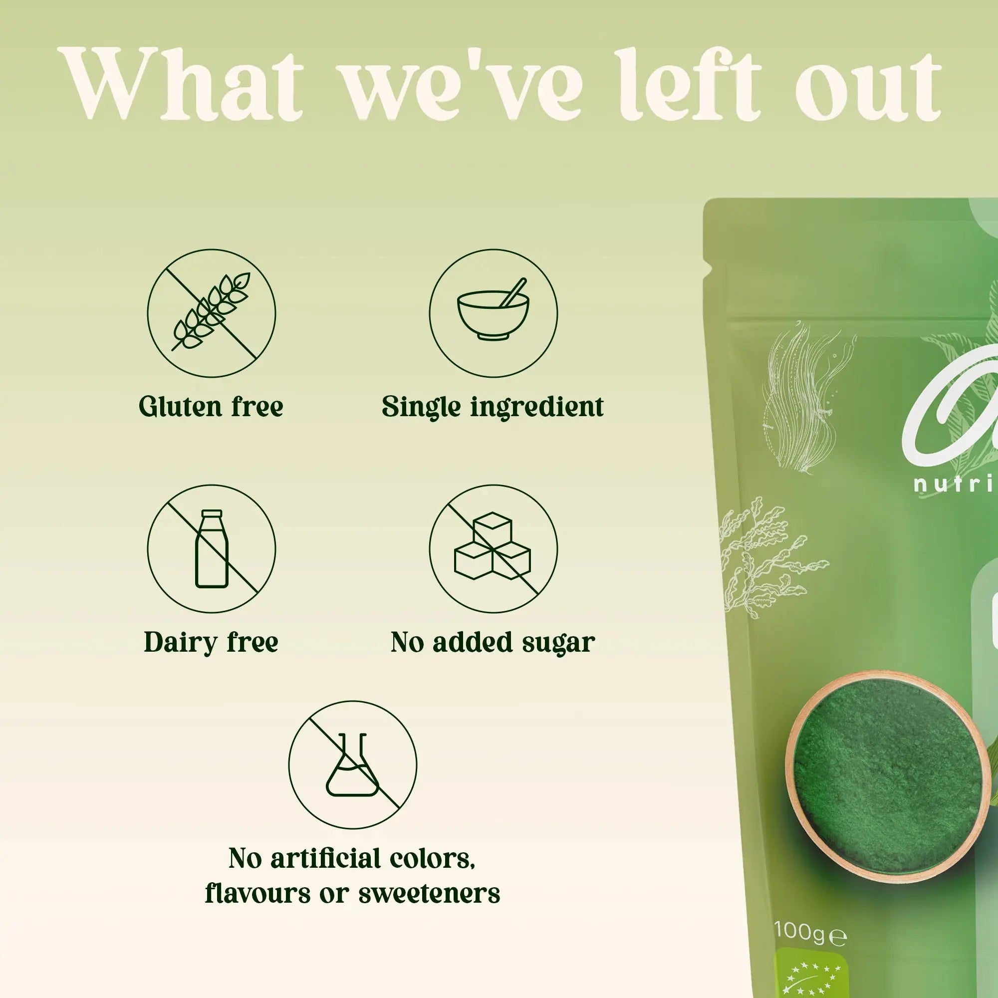 Ole Nutrients, Chlorella Powder 100g (33 servings) Ole Nutrients
