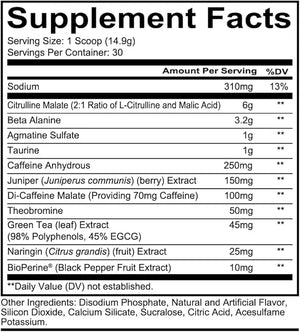 Redcon1 Total War pre workout, 30 Servings Redcon1