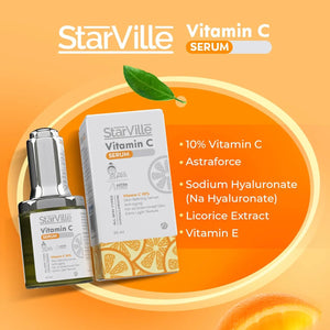 Starville Vitamin C, Anti Aging, skin refining Serum, 30 ml Starville
