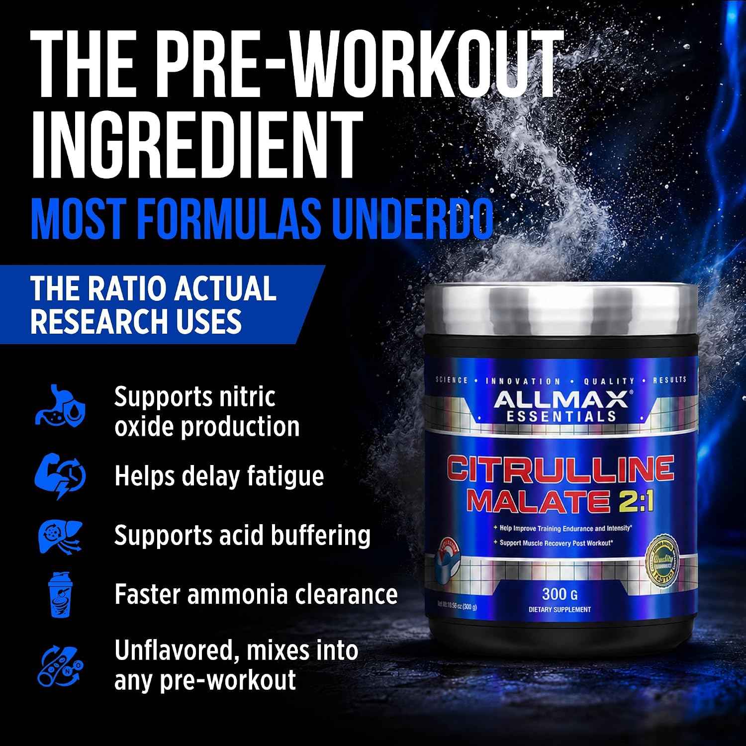 ALLMAX Citrulline Malate 2:1, 150 Servings