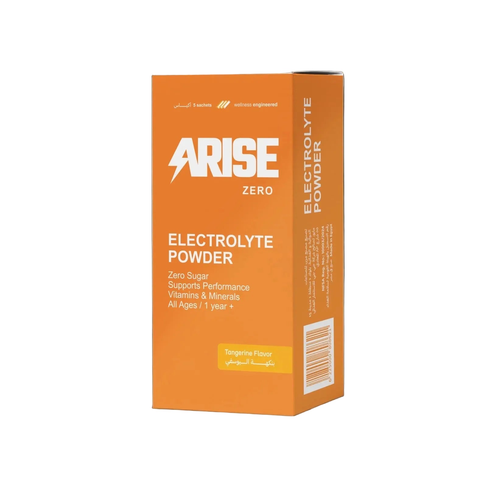 ARISE Tangerine Electrolyte Powder Mix 8g Sachets Pack