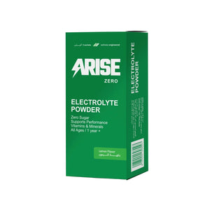 ARISE ZERO Lemon Electrolyte Powder 5 Sachets 8g Each