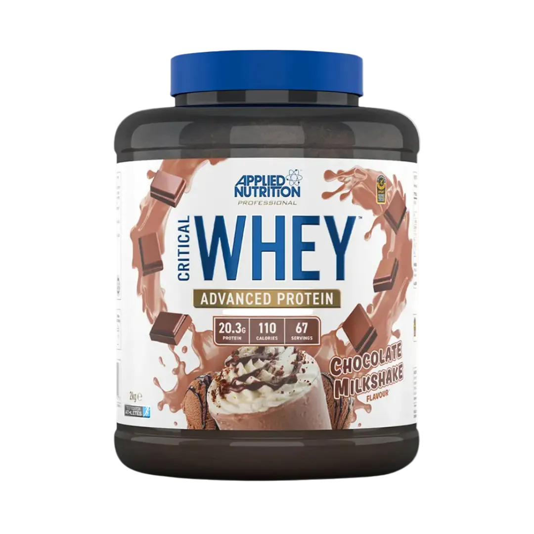 Applied Nutrition Critical Whey Protein Powder with BCAAs & Glutamine, 61-68 servings