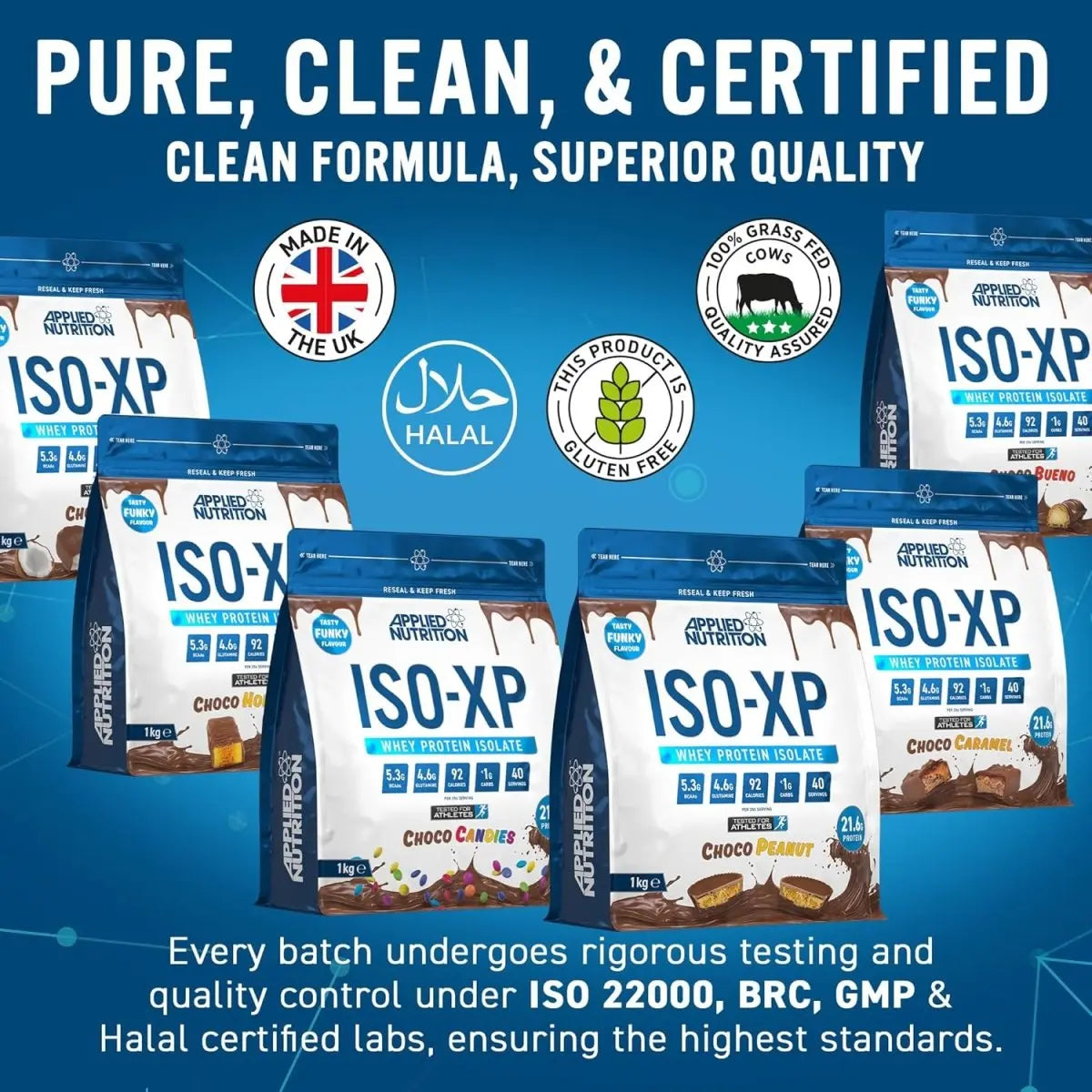 Applied Nutrition ISO XP Whey Protein Isolate, 40 servings - KleanSource