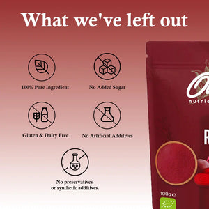 Ole Nutrients, Red Beet Powder 100g Ole Nutrients