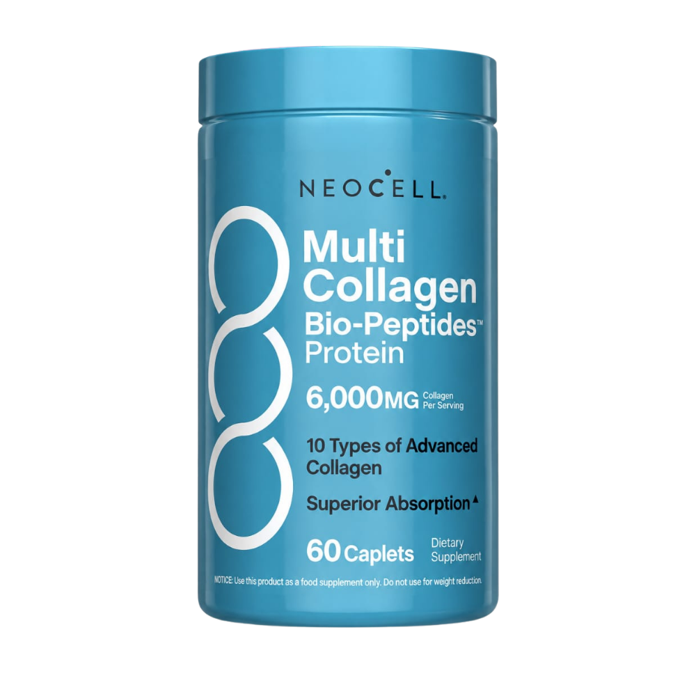 Neocell, Multi Collagen Bio-Peptides Protein, 6000 mg, 60 Caplets
