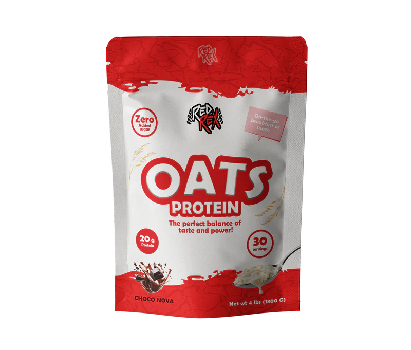 Big Ramy labs red rex Oats_protein_4lb_choco_nova