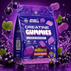 Applied Nutrition Creatine Monohydrate Gummies, 80 Gummies (Blackcurrant flavor)
