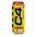 C4 Original Carbonated Pre-Workout energy drink can on a white  strawberry orange slice