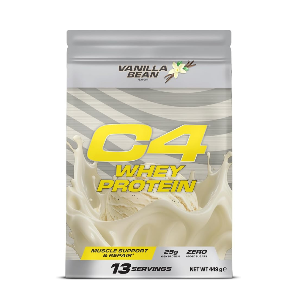 Cellucor C4 Whey Protein Powder, 25g Protein, Low Sugar, 13 Servings Vanilla Bean