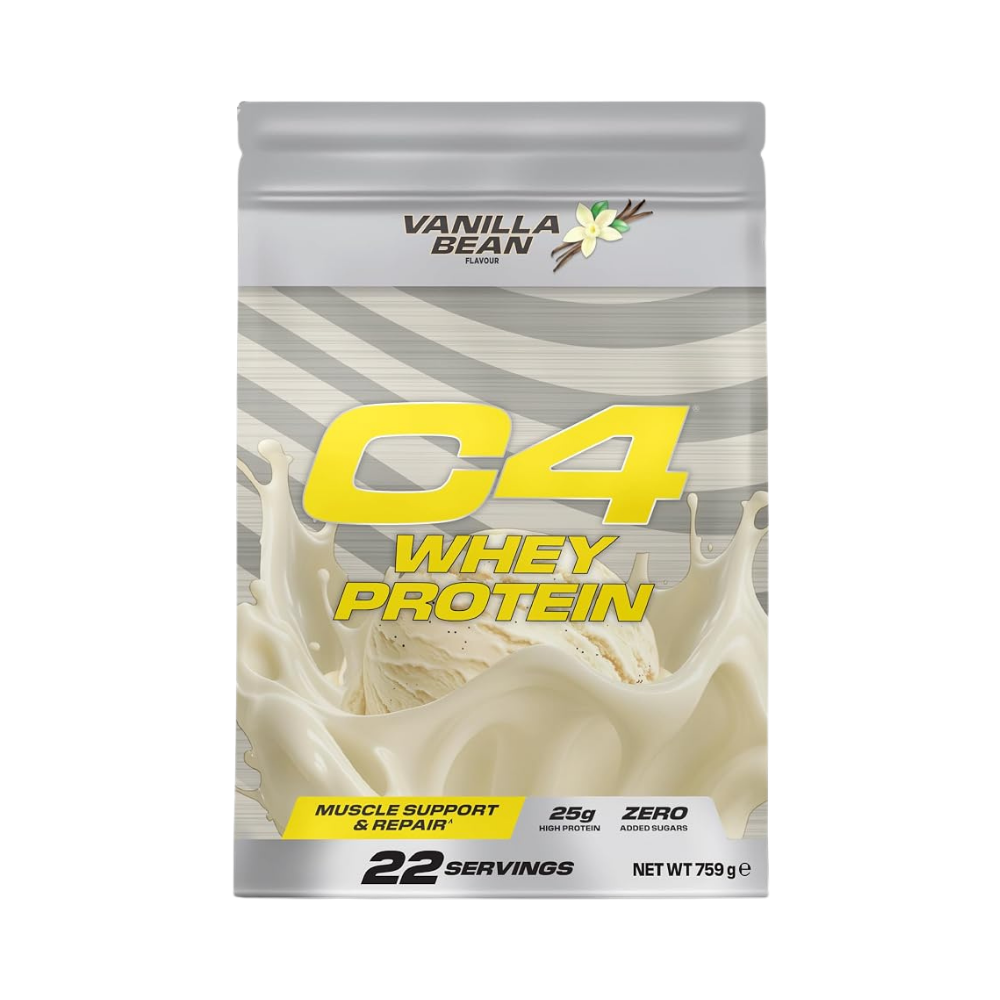 Cellucor C4 Whey Protein Powder, 25g Protein, Low Sugar, 22 Servings Vanilla Bean 22 servings