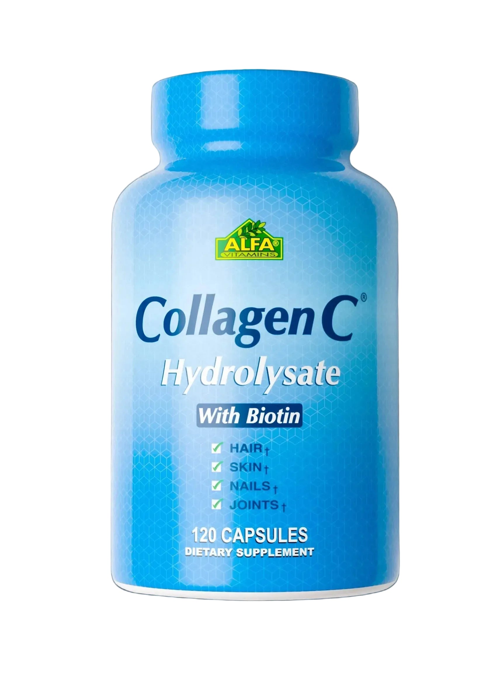 Alfa Vitamins CollagenC Hydrolysate Biotin Capsules