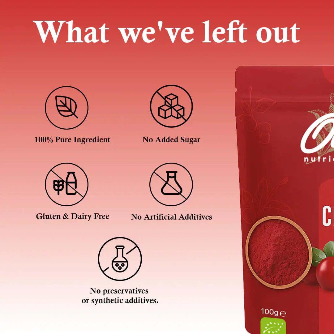 Ole Nutrients, Wild Cranberry Powder 100g Ole Nutrients
