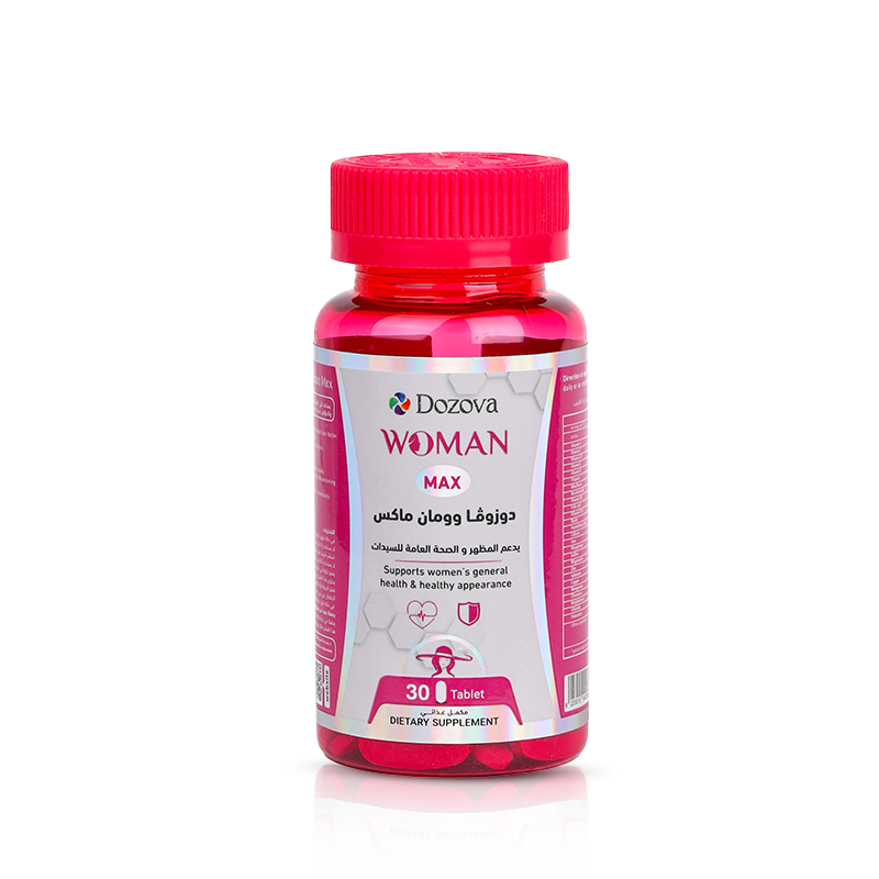 Dozova Woman Max Multivitamin for Radiant Skin, Hair Nails Support, 30 Tablets
