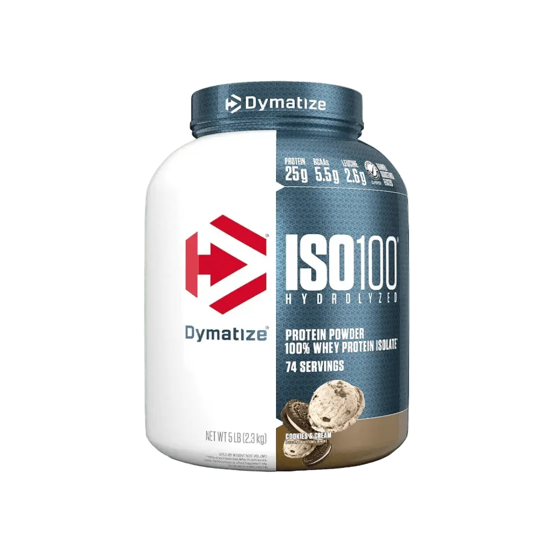 Dymatize, ISO100 Hydrolyzed, 100% Whey Protein Isolate 24g Protein, 2.4kg( 71 - 76 servings) - KleanSource