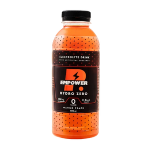 EMPOWER, Hydro Zero Electrolytes Drink, 500ml, Sugar Free Mango Peach