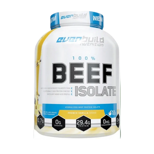 Everbuild Nutrition 100% Beef Isolate protein powder vanilla