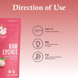 Ole Nutrients, Organic Lychee Fruit Powder 100g Ole Nutrients