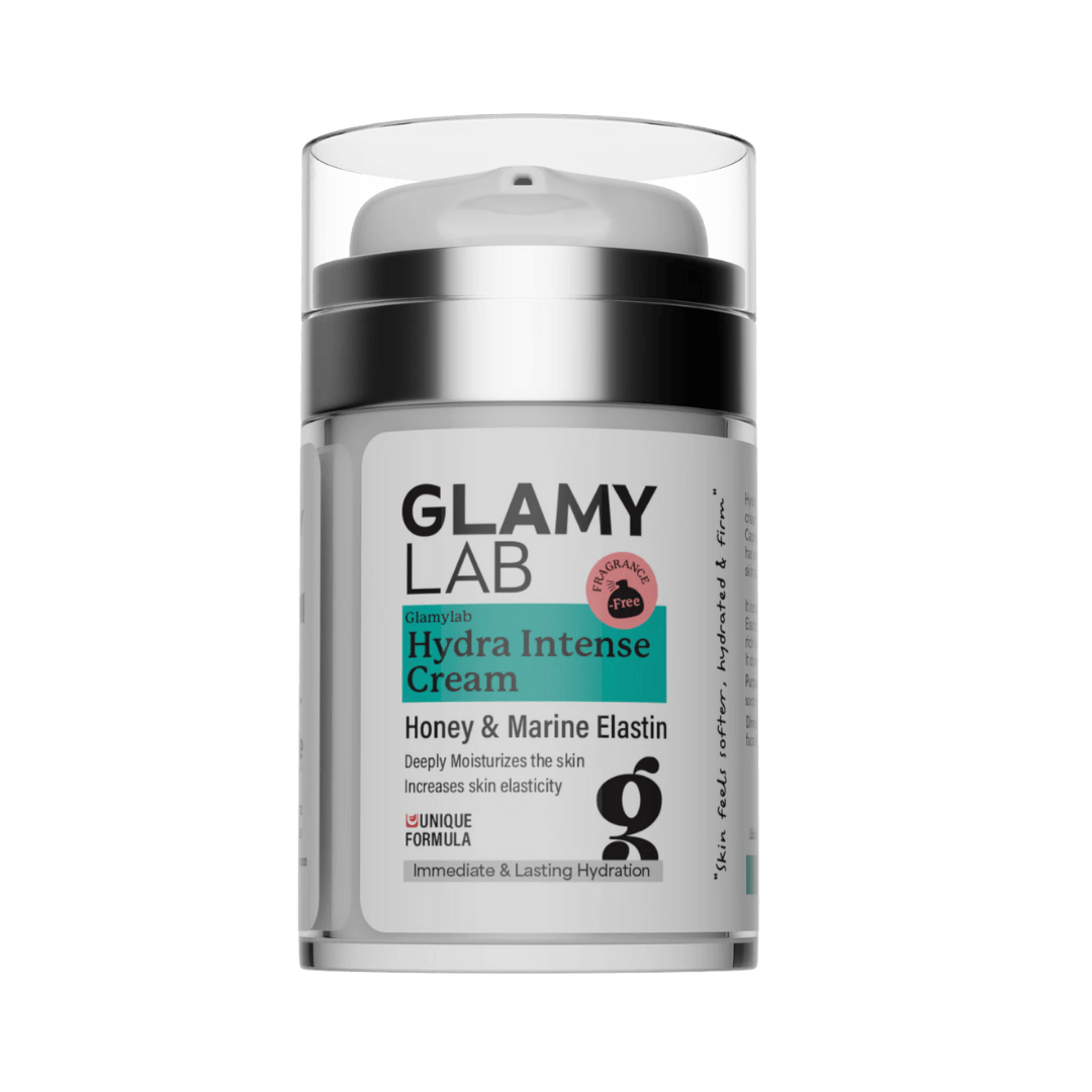 GLAMY LAB Hydra Intense Cream (fragrance free) with Honey and Marin Elastin, 100g
