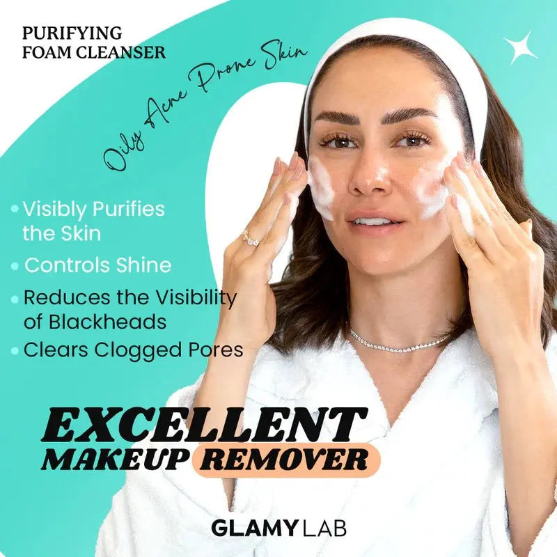 GLAMY LAB, Purifying Cleanser Foam with Tea Tree Extract, 150 ml - KleanSource