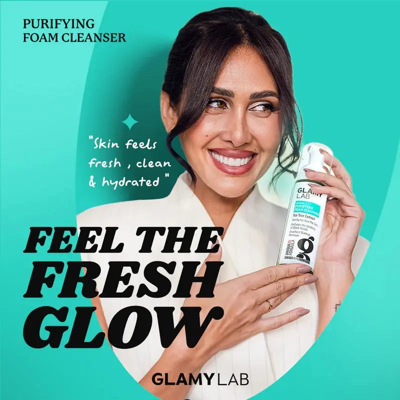GLAMY LAB, Purifying Cleanser Foam with Tea Tree Extract, 150 ml - KleanSource