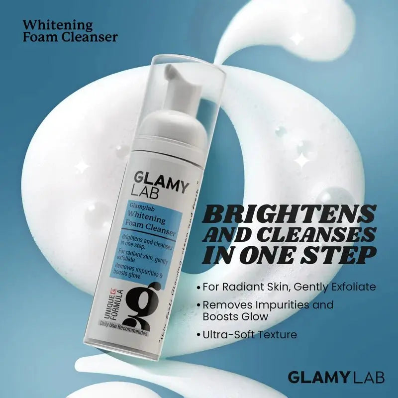 Glamy Lab Whitening Foam Cleanser with Alpha Arbutin - KleanSource