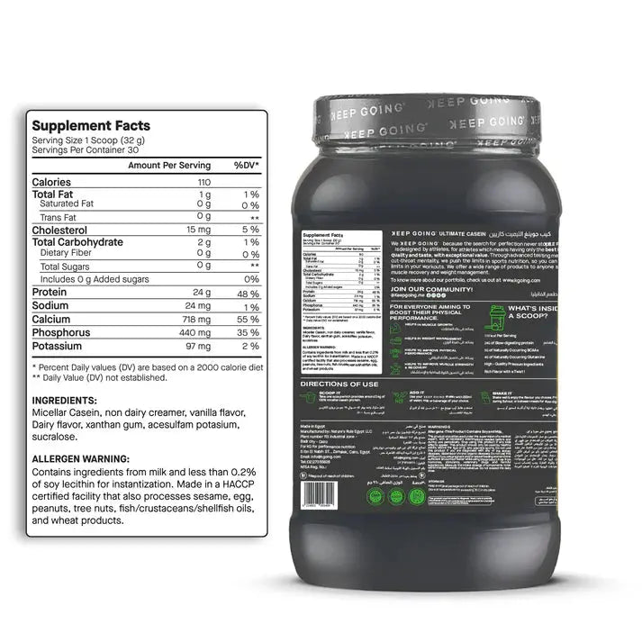 KEEP GOING Ultimate 100% Micellar Casein - KleanSource