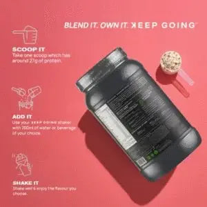 KEEP GOING Ultimate Whey Complex Isolate+ Strawberry Chunks 1kg - KleanSource