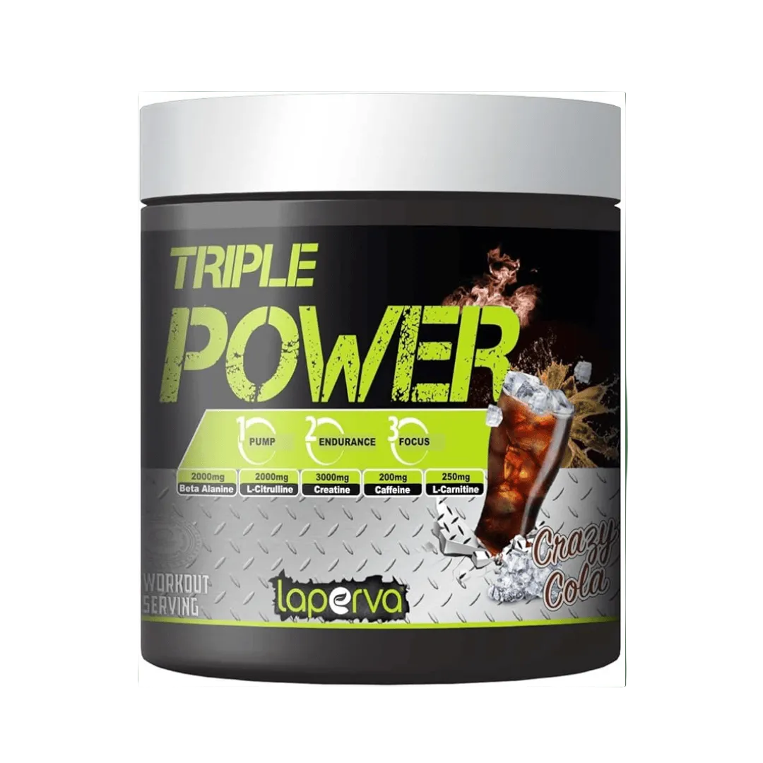 Laperva Triple Po wer Pre Workout Powder crazy cola
