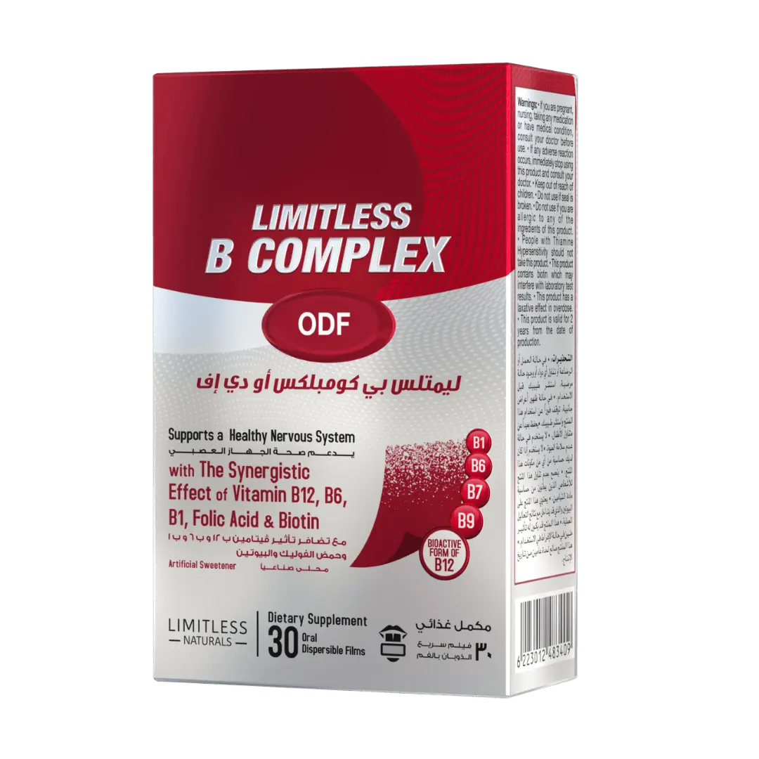 Limitless Naturals B Complex, 30 tablets (Copy)