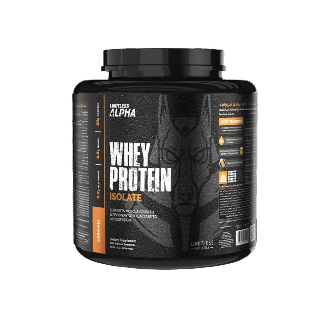 Limitless Alpha Whey Protein Isolate 30g protein, 2kg ( 60 servings)