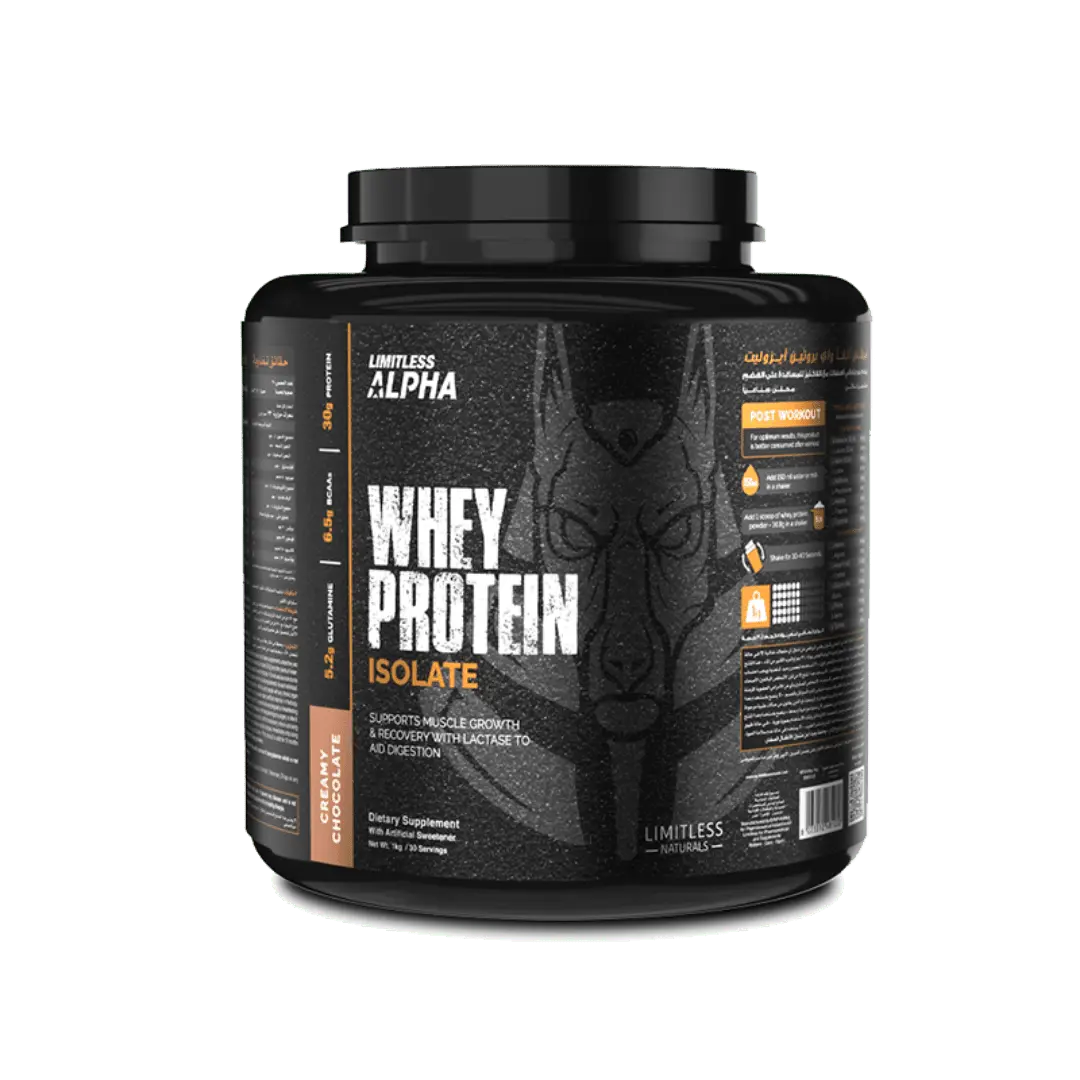 Limitless Alpha Whey Protein Isolate 30g protein, 2kg ( 60 servings)