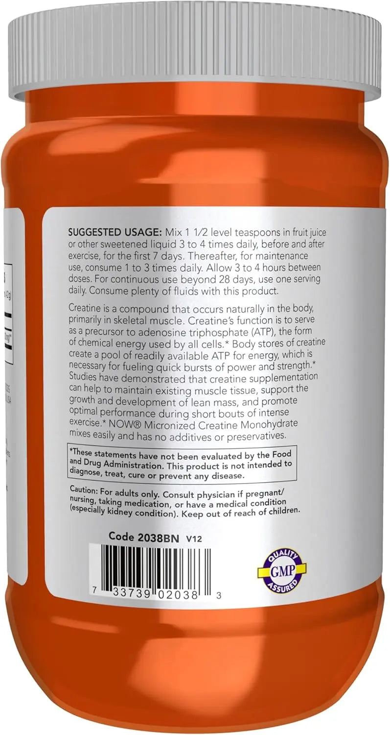 NOW-SPORTS-MICRONIZED-CREATINE 119 servings back of pack