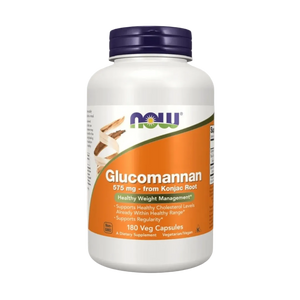 NOW Foods, Glucomannan 575 mg, 180 Veg Capsules