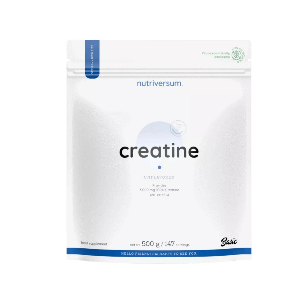 NUTRIVERSUM CREATINE MONOHYDRATE 500g/147 servings